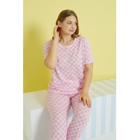 Siyah İnci Curve Büyük Beden Battal Boy Örme Pijama Takımı 24103608 Çok Renkli Siyah İnci Curve Büyük Beden Battal Boy Örme Pijama Takımı 24103608 Çok Renkli