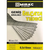 Geniş Maket Bıçağı Yedeği - 10 Adet Geniş Maket Bıçağı Yedeği - 10 Adet