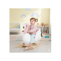 Tommybaby Egitici Peluş Sallanan At Ahsap Sallanan At Beyaz Tommybaby Egitici Peluş Sallanan At Ahsap Sallanan At Beyaz