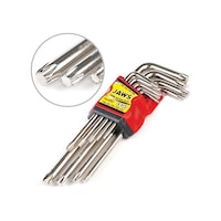 Jaws Jas150 Uzun Torx Alyan Seti Allen 9 Parça Jaws Jas150 Uzun Torx Alyan Seti Allen 9 Parça