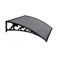 Plastik Ayak 6mm Levhalı Pratik Sundurma 100x150 Cm Antrasit Gri Plastik Ayak 6mm Levhalı Pratik Sundurma 100x150 Cm Antrasit Gri