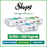 Sleepy Doğa Serisi Yüzey Temizlik Havlusu Mendili Çam+Okyanus+Dağ Esintisi 3x100 (300 Yaprak) Sleepy Doğa Serisi Yüzey Temizlik Havlusu Mendili Çam+Okyanus+Dağ Esintisi 3x100 (300 Yaprak)