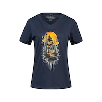 2as Alone Baskılı V Yaka Kadın T-shirt 413 Lacivert 2as Alone Baskılı V Yaka Kadın T-shirt 413 Lacivert