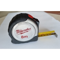 Milwaukee Ağır Hizmet Tipi Şerit Metre İnox Gövde 8mt Milwaukee Ağır Hizmet Tipi Şerit Metre İnox Gövde 8mt