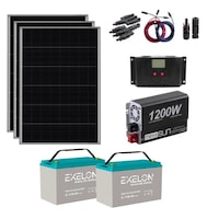 Güneş Enerjisi Bağ Evi Solar Paketi 1200W Sinüs İnverter 250W Güneş Paneli 100Ah Jel Akü Güneş Enerjisi Bağ Evi Solar Paketi 1200W Sinüs İnverter 250W Güneş Paneli 100Ah Jel Akü
