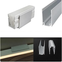 Alüminyum Neon Tutucu Profil 11x15mm Led Neon Sabitleme Kanalı Eloksallı 1 Metre Montaj Aparatı Kanal