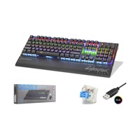 Good Pro Cyberpunk G525xb Mekanik Gaming Klavye Blue Switch Bilek Destekli Rgb 104 Tuş Siyah Good Pro Cyberpunk G525xb Mekanik Gaming Klavye Blue Switch Bilek Destekli Rgb 104 Tuş Siyah