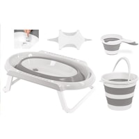Tommybabay Katlanır Küvet Seti 4 Lü Set Banyo Seti Tommybabay Katlanır Küvet Seti 4 Lü Set Banyo Seti