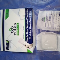 Tules Steril Gazlı Bez 5 x 100'lü Tules Steril Gazlı Bez 5 x 100'lü
