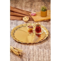Cooker Ckr3904 Gold Metal Tepsi 35 Cm Cooker Ckr3904 Gold Metal Tepsi 35 Cm