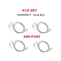 Termikel Ankastre Ocak Ateşleme Buji 58594844 4'lü Set
