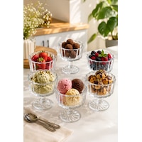 Porsima Rygx080 Reflela 6lı Ayaklı Cam Kase Puding Tatlı Ve Dondurma Kasesi Lokumluk Şekerlik Kase Seti Çerez Kasesi 250ml Porsima Rygx080 Reflela 6lı Ayaklı Cam Kase Puding Tatlı Ve Dondurma Kasesi Lokumluk Şekerlik Kase Seti Çerez Kasesi 250ml