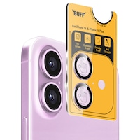 Buff Apple Uyumlu iPhone 16 Plus Metal Lens Koruyucu Rose Pink Buff Apple Uyumlu iPhone 16 Plus Metal Lens Koruyucu Rose Pink