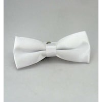Beyaz Çocuk Boy Düz Renk Saten Papyon - Cp-02 Beyaz Çocuk Boy Düz Renk Saten Papyon - Cp-02