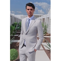 İmza Gri-beyaz Kırlangıç Yaka 6 Drop Slim Fit Tam Astar Esnek Takım Elbise 1001260163 Gri - Beyaz İmza Gri-beyaz Kırlangıç Yaka 6 Drop Slim Fit Tam Astar Esnek Takım Elbise 1001260163 Gri - Beyaz