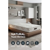 Full Ortopedik Natural Süper Bambu Yatak Çift Kişilik Full Ortopedik Natural Süper Bambu Yatak Çift Kişilik