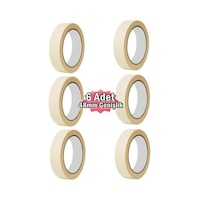 Maskeleme Bandı 6 Adet 48Mm Kağıt Boya Bantı