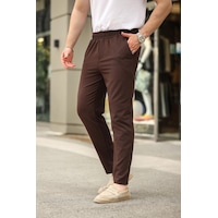 Madmext Acı Kahverengi Relaxed Erkek Pantolon 6510 Madmext Acı Kahverengi Relaxed Erkek Pantolon 6510