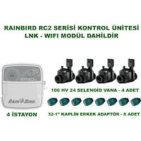 Rainbird Rc2-4 İstasyon İç Mekan Kontrol Ünitesi 100 Hv Selenoid Vanalı Set Rainbird Rc2-4 İstasyon İç Mekan Kontrol Ünitesi 100 Hv Selenoid Vanalı Set