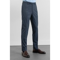 İmza Koyu Lacivert Yan Cep Kazayağı Desen Slim Fit Esnek Classic Pantolon 1003255174 İmza Koyu Lacivert Yan Cep Kazayağı Desen Slim Fit Esnek Classic Pantolon 1003255174
