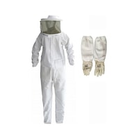 Sedef Beekeepıng Arıcı Tulum Maske + Arıcı Uzun Eldiven Kıyafet Set XL Sedef Beekeepıng Arıcı Tulum Maske + Arıcı Uzun Eldiven Kıyafet Set XL