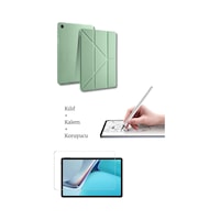 Galaxy Uyumlu A9 Plus 11 İnç X210 Uyumlu Tablet Kılıfı Tablet Kalemi Ve Ekran Koruyucu Set Tablet Kılıfı