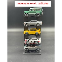 1/64 Ölçek Araç Sergileme Standı 5 Araçlık - Siyah - Araçlar Dahil Değildir Siyah 1/64 Ölçek Araç Sergileme Standı 5 Araçlık - Siyah - Araçlar Dahil Değildir Siyah
