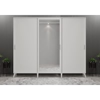 Beyzade Sürgülü Portmanto Vestiyer Beyaz 180 Cm Beyzade Sürgülü Portmanto Vestiyer Beyaz 180 Cm