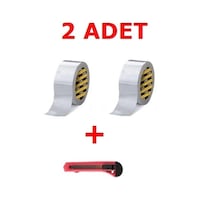 2 Adet Gri Suya Dayanıklı Tamir Bandı Çadır Bant 48X10Mt 2 Adet Gri Suya Dayanıklı Tamir Bandı Çadır Bant 48X10Mt