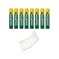 Varta 5703 1000 mAh AAA Ni-MH Şarj Edilebilir İnce Kalem Pil 2 x 4'lü + Pil Kutusu Varta 5703 1000 mAh AAA Ni-MH Şarj Edilebilir İnce Kalem Pil 2 x 4'lü + Pil Kutusu