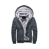 Madmext Madmext İçi Kürklü Füme Hırka 22377-füme Füme Madmext Madmext İçi Kürklü Füme Hırka 22377-füme Füme