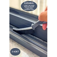 İndecor Houseware 3 Adet Çok Amaçlı Multi İnce Temizlik Fırçası Derz Arası Banyo Mutfak Lavabo Temizleme Fırçası Siyah İndecor Houseware 3 Adet Çok Amaçlı Multi İnce Temizlik Fırçası Derz Arası Banyo Mutfak Lavabo Temizleme Fırçası Siyah