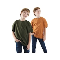 Erkek Çocuk Basic Oversize 2'li Paket T-shirt Erkek Çocuk Basic Oversize 2'li Paket T-shirt