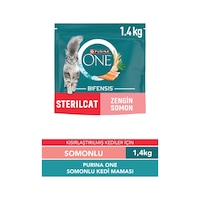 Purina One Somonlu Kısırlaştırılmış Kedi Maması 1,4 Kg Purina One Somonlu Kısırlaştırılmış Kedi Maması 1,4 Kg