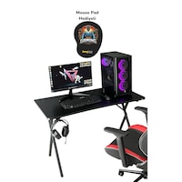 Heygaming Profesyonel Oyuncu Masası Siyah Bilgisayar Çalışma Masa Siyah Heygaming Profesyonel Oyuncu Masası Siyah Bilgisayar Çalışma Masa Siyah