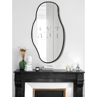 Asimetrik 75x40 Cm Konsol Aynası, Dresuar Aynası, Tuvalet Aynası, Holl Aynası, Banyo Aynası 75 X 40 Siyah Asimetrik 75x40 Cm Konsol Aynası, Dresuar Aynası, Tuvalet Aynası, Holl Aynası, Banyo Aynası 75 X 40 Siyah