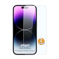 Apple Uyumlu iPhone 14 Pro Max Temperli 9h Cam Ekran Koruyucu 2 Adet Apple Uyumlu iPhone 14 Pro Max Temperli 9h Cam Ekran Koruyucu 2 Adet