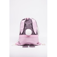 Fabric Craft Bag Çocuk Sırt Çantası Tavşan Figürlü Pembe Pembe - Gri Fabric Craft Bag Çocuk Sırt Çantası Tavşan Figürlü Pembe Pembe - Gri