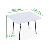 Exent 60x80 Cm Kamp Masası, Piknik, Bahçe Balkon Plaj Masası Katlanır Masa-beyaz Çok Renkli Exent 60x80 Cm Kamp Masası, Piknik, Bahçe Balkon Plaj Masası Katlanır Masa-beyaz Çok Renkli