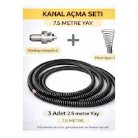 7.5 Metre Yaylı Gider Açma Teli 3x2.5 Mt Matkap Aparatlı Lavabo & Mutfak Gider Açıcı 7.5 Metre Yaylı Gider Açma Teli 3x2.5 Mt Matkap Aparatlı Lavabo & Mutfak Gider Açıcı