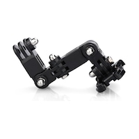 Gplus Gp15 Aksiyon Kamera Uyumlu 4 Yollu 13 Cm Hızlı Tak Uzatma Aparatlı Motor Kask Bağlantı Seti Siyah