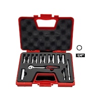 İzeltaş 1107 1/4" Derin Lokma Anahtar Takımı 14 Parça - 1107006014 İzeltaş 1107 1/4" Derin Lokma Anahtar Takımı 14 Parça - 1107006014