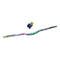 İnn Rainbow 780mm Alüminyum 31.8 Bisiklet Gidonu + Boğaz Seti Gidon İnn Boğaz Rainbow1 Çok Renkli