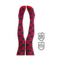 Denokids Kız Çocuk Puantiyeli Pamuklu Kırmızı Külotlu Çorap 4-9 Yaş Denokids Kız Çocuk Puantiyeli Pamuklu Kırmızı Külotlu Çorap 4-9 Yaş