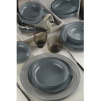 Kütahya Porselen Moderna 12 Parça 4 Kişilik Yemek Takımı Mavi Kütahya Porselen Moderna 12 Parça 4 Kişilik Yemek Takımı Mavi