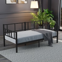 Doruk,daybed, Metal Karyola, Sedir Karyola, 90x200 Cm, Siyah Ren Doruk,daybed, Metal Karyola, Sedir Karyola, 90x200 Cm, Siyah Ren