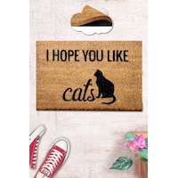 Co Co You Like Cats Doğal Ko ko Paspas,Kıl Kapı Önü Paspası Co Co You Like Cats Doğal Ko ko Paspas,Kıl Kapı Önü Paspası