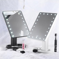 16 Led Işıklı Makyaj Aynası Beyaz 16 Led Işıklı Makyaj Aynası Beyaz