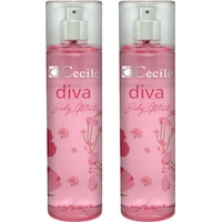 Cecile Diva Body Mist Vücut Spreyi 200 ML x 2 Cecile Diva Body Mist Vücut Spreyi 200 ML x 2