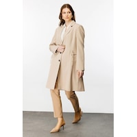 Ekol Minimalist Midi Pardesü: Günlük & İş Stilleri İçin Oversized Camel Ekol Minimalist Midi Pardesü: Günlük & İş Stilleri İçin Oversized Camel